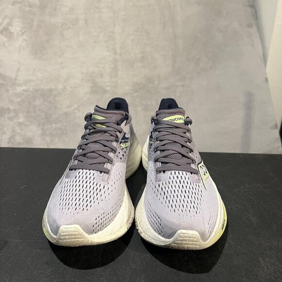 Saucony Ride 15 Shoes Womens 8.5 Iris Running PWRRUN Mesh S10924-110 Sneakers - Picture 2 of 10